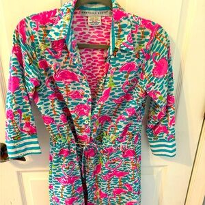 Gretchen Scott knee length dress/shirt dress